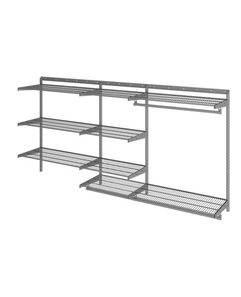 Rəfli asılqan G240, metal, qara, 105x255x45 sm — Bakı