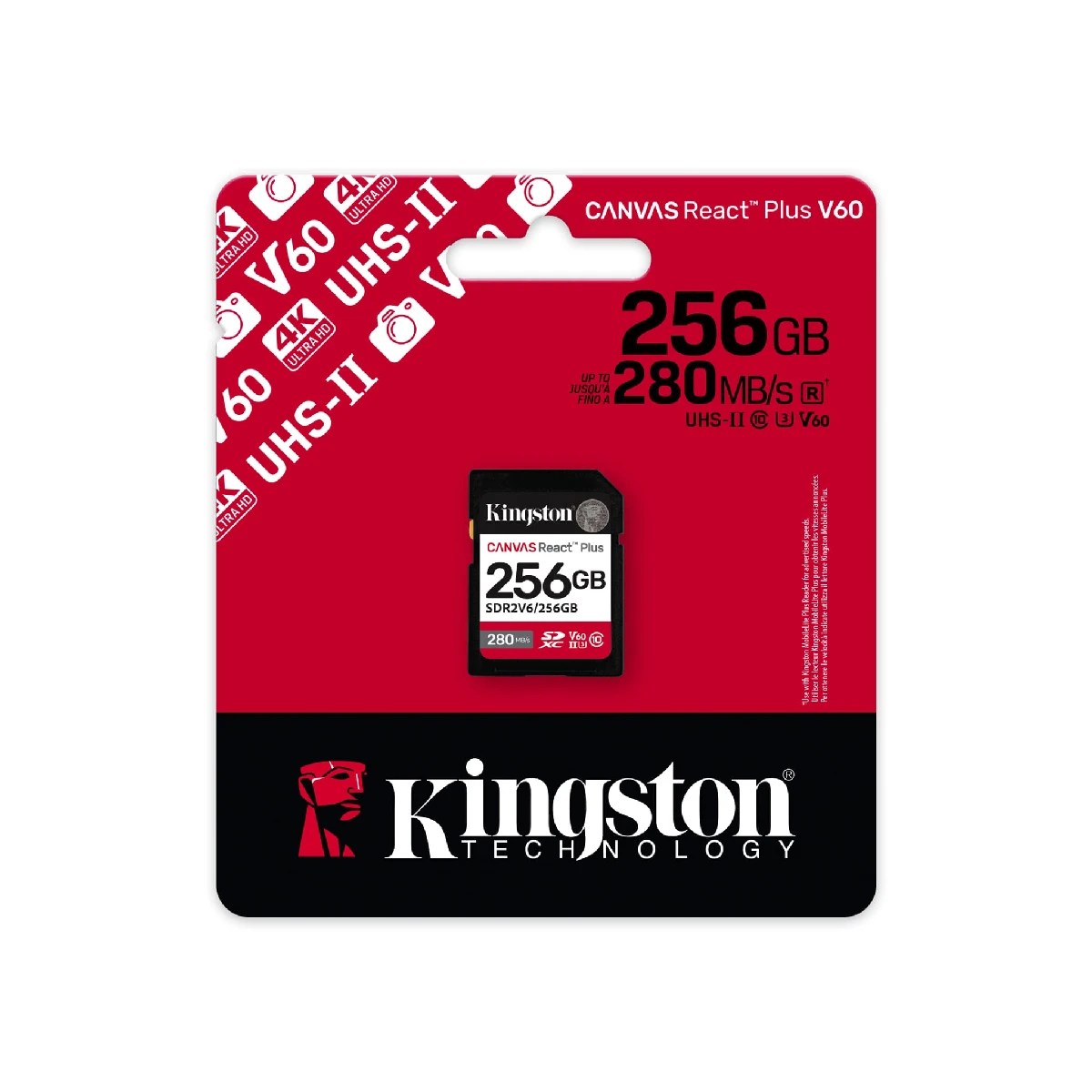 Kingston 256GB Sdxc II V60 React Plus — Yaddaş kartları, Bakı (3)