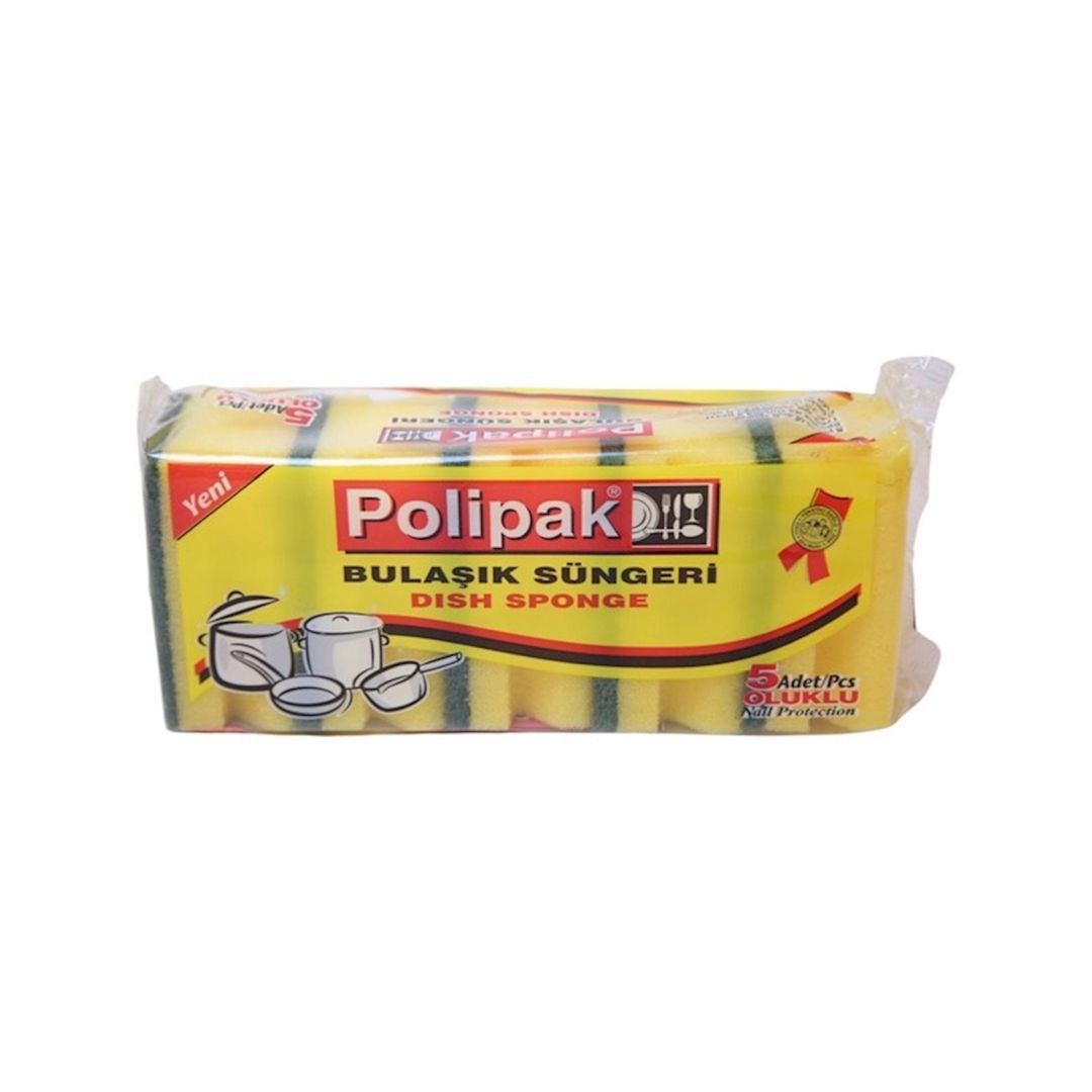 Süngər dəsti Polipak 2693, 5 əd, sarı — Mallar, Bakı