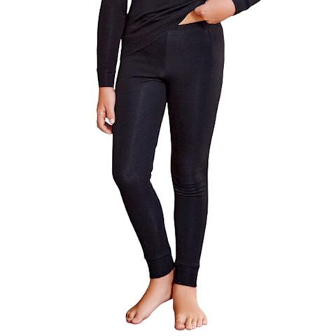 Oğlanlar üçün termo alt paltar alt hissəsi Berrak 848, qara, polyester/viskoz/elastan, ölçü 5-6 yaş — Bakı