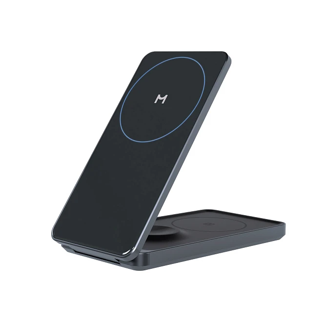 Wireless charger Magssory Flip 3 in 1 for Apple Anthracite (WCH014b) — Telefonlar və qadjetlər, Bakı (3)