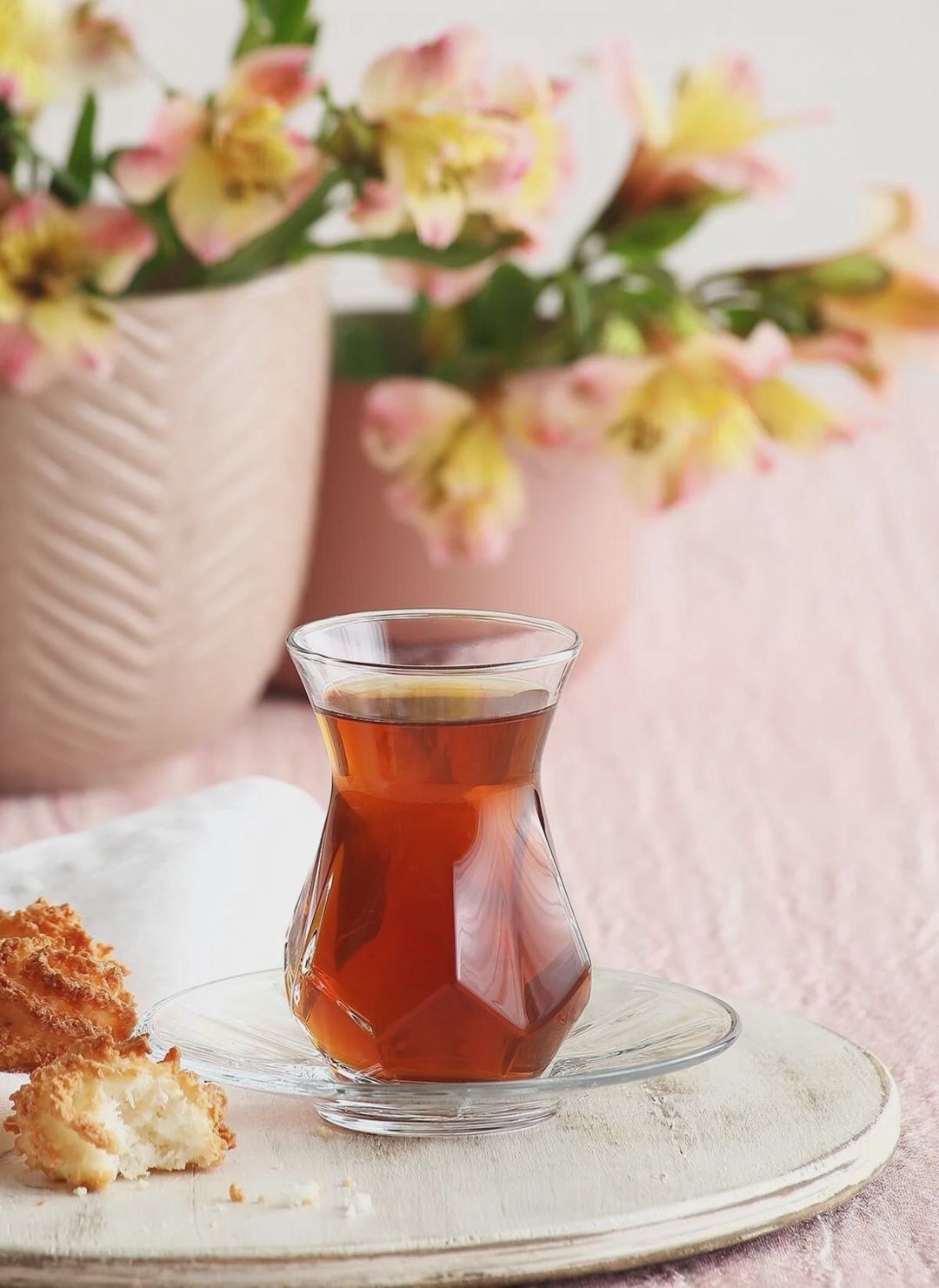 Armudu stəkan dəsti Lav LV-ALYAS1, nəlbəki ilə, 12 əşya, 165 ml, şüşə, şəffaf — Mallar, Bakı (2)