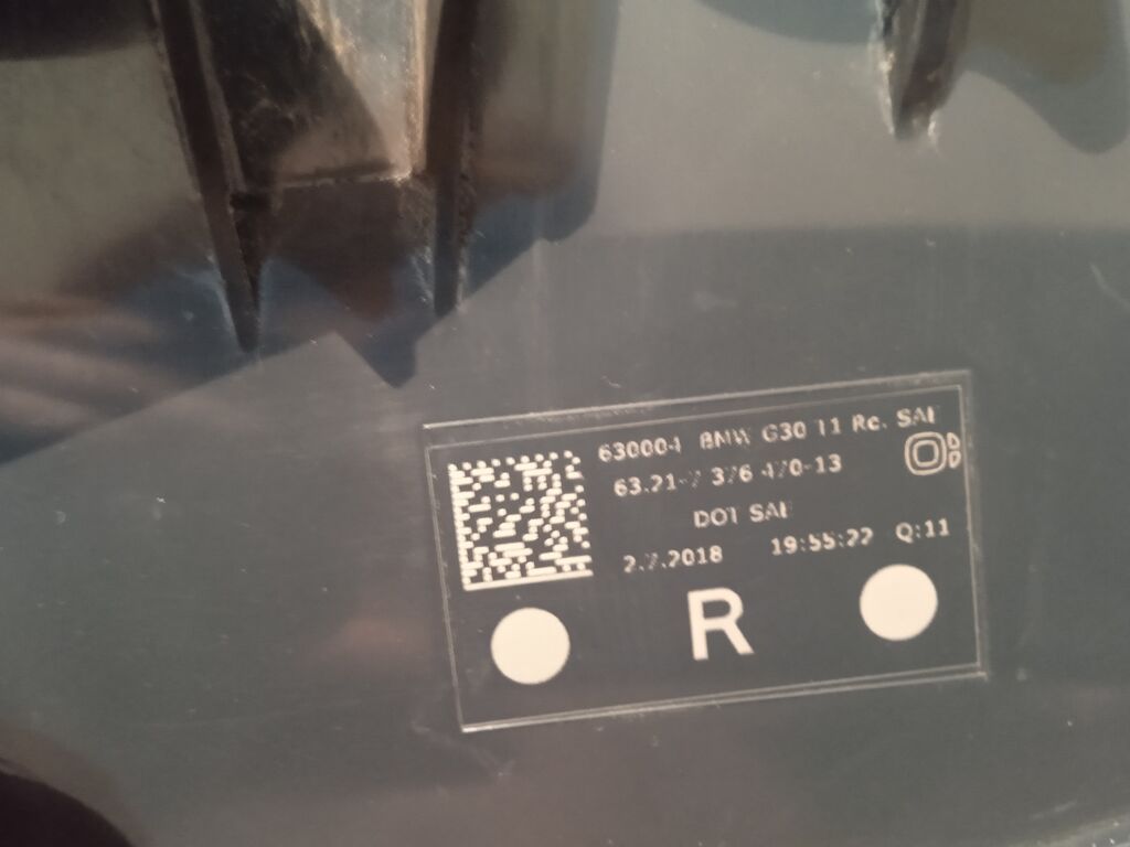BMW G30 sağ arxa stop fənəri (Tail light) – orijinal - Model — Avtomobil işığı, Digah (2)