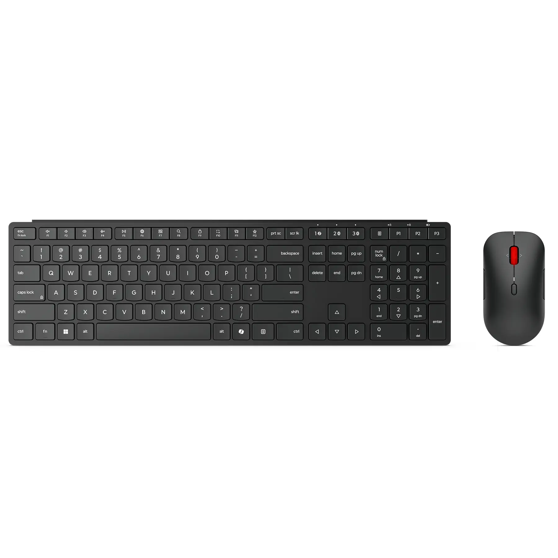 Lenovo Wireless Multi-Mode Pro Combo Keyboard and Mouse 6000-Russian/Cyrillic (4X31S04838) — Veb kameralar, Bakı (5)