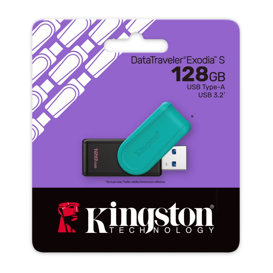 Kingston DataTraveler Exodia S 128GB USB 3.2 — Bakı