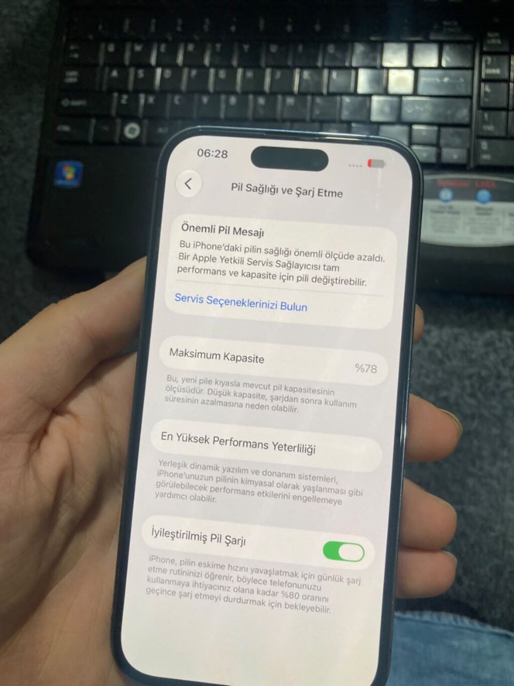 IPhone 14 Pro, 128 GB, Deep Purple, Barmaq izi, Simsiz şarj, Face ID — Apple iPhone, Mingəçevir (5)