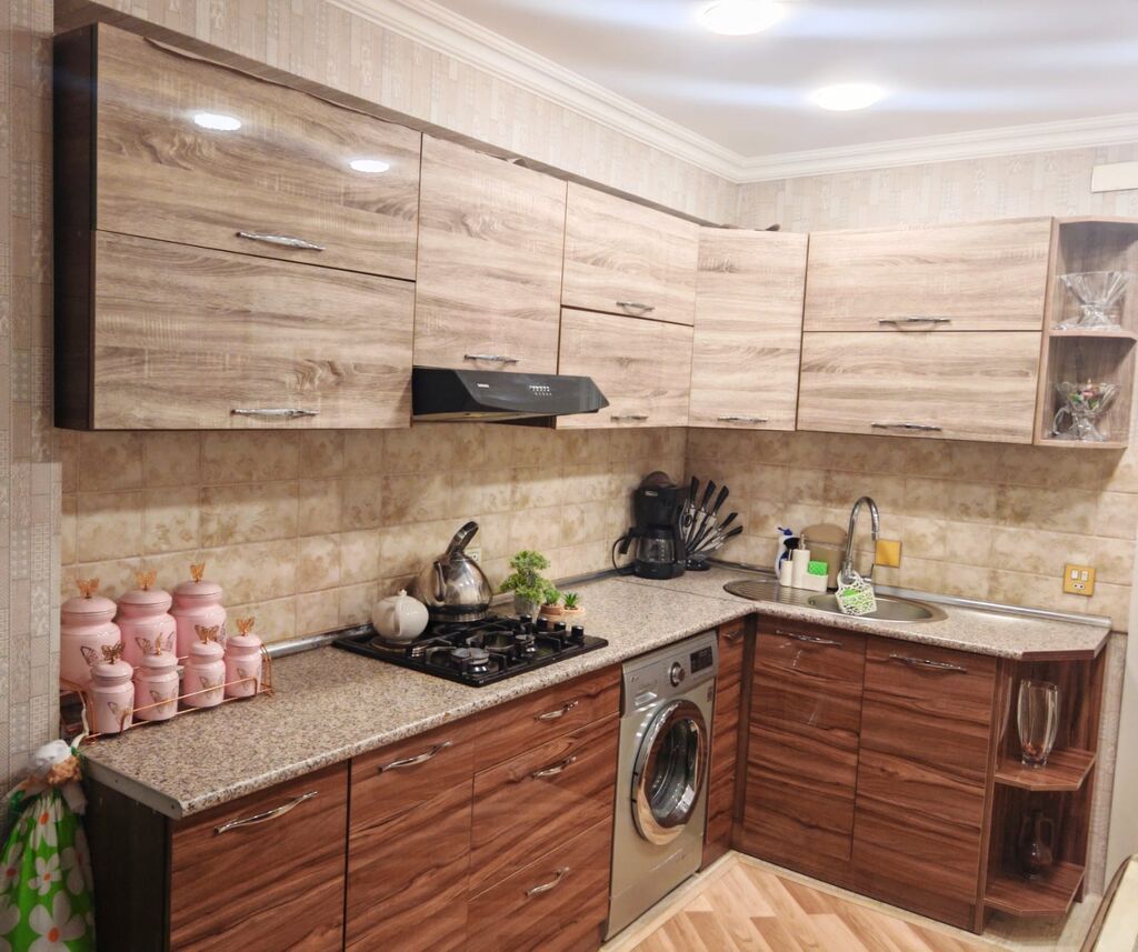 Endirim edildi. Metbex mebeli 350 azn. Olcu 1.60/2.90-dir — Mətbəx mobilyası, Bakı