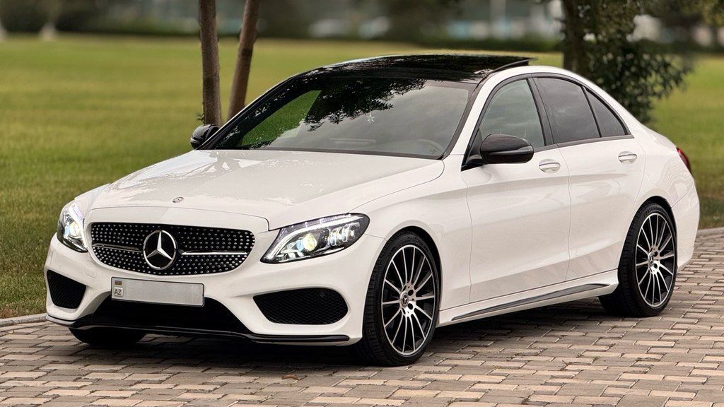 Mercedes C 300, 2.0 L, 2017 il, 128 000 km — Avtomobillər, Bakı (8)