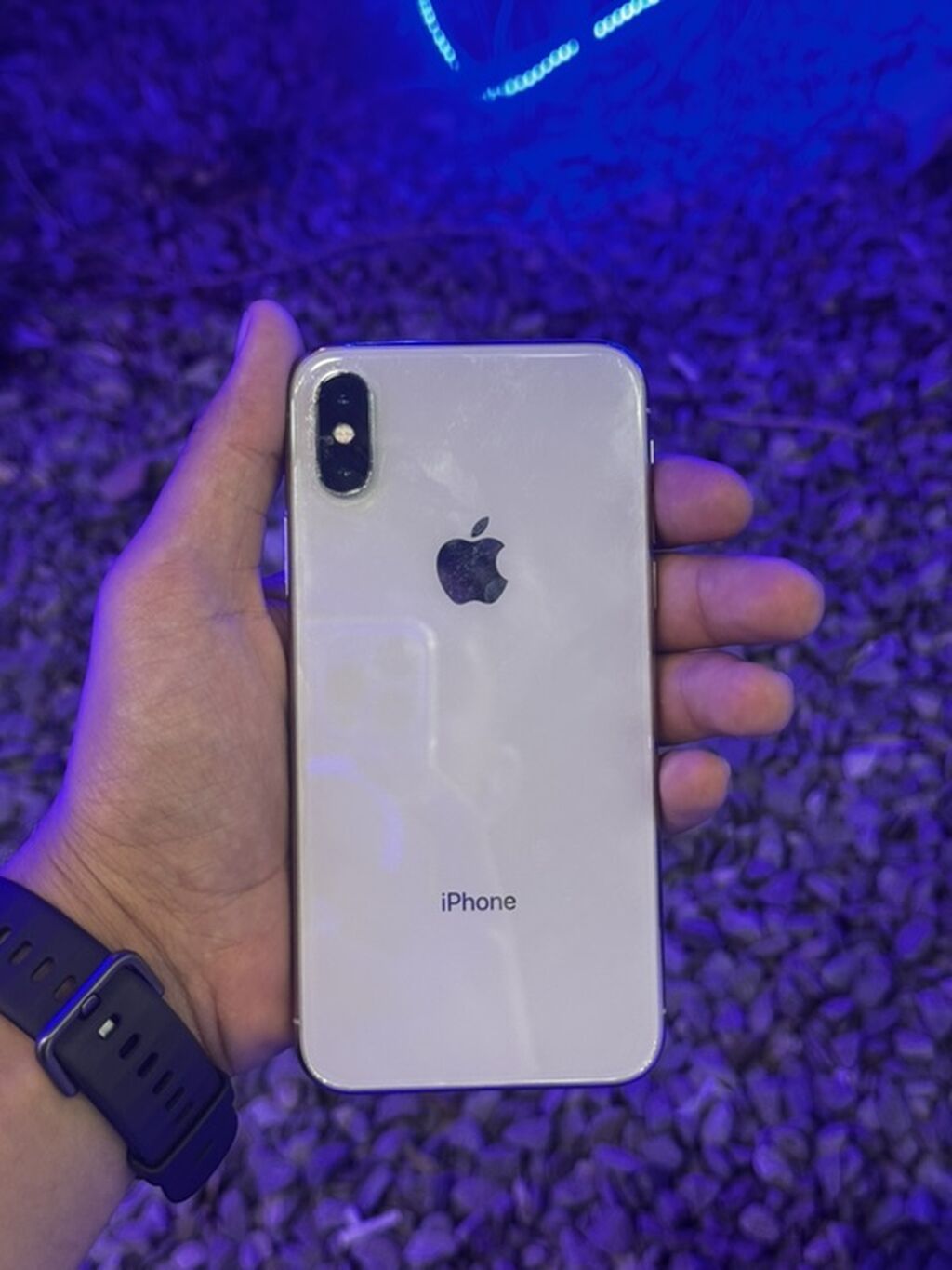 IPhone X, 64 GB, White Titanium, Face ID — Apple iPhone, Bakı (2)