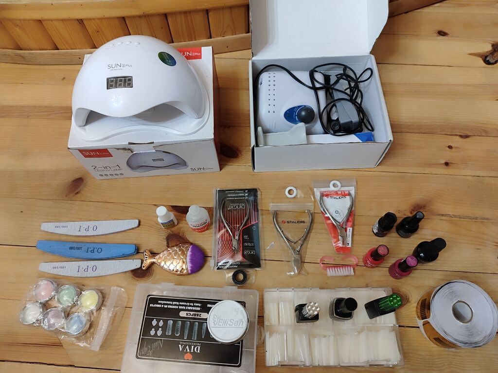 Manikür və gel-lak üçün tam professional dəst Komplektin tərkibi — Dırnaq və ayak qayğısı, Digah