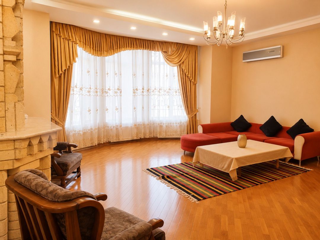 İcarəyə verilir 5 otaqlı həyət evi/bağ evi 250 m² — Ev, villa, Bakı (11)