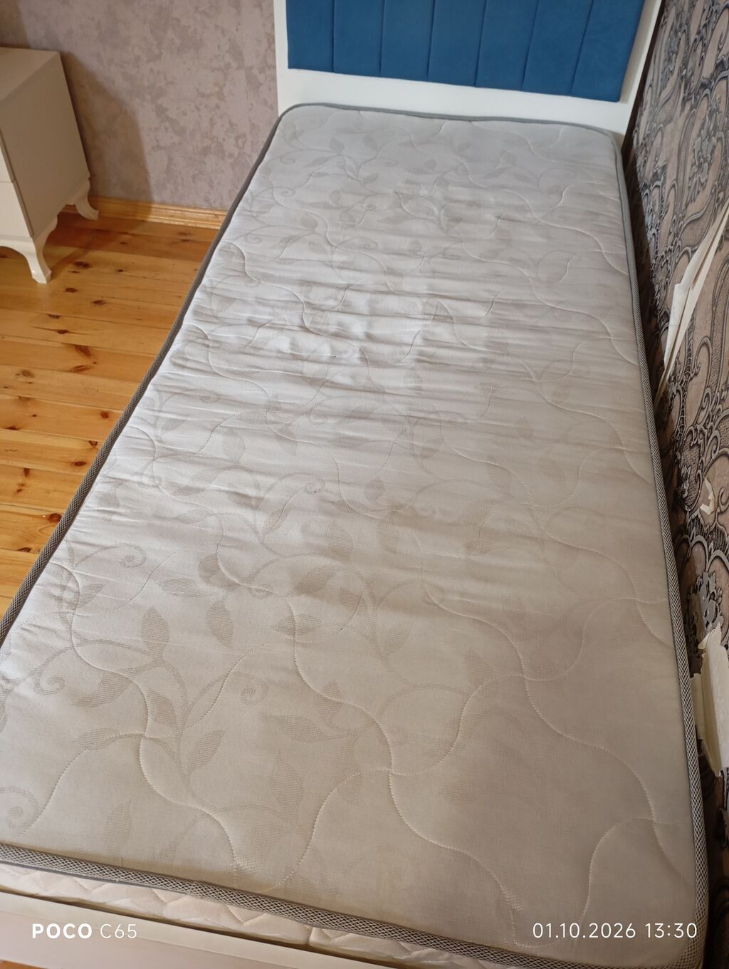 İşlənmiş, Təknəfərlik çarpayı, Bazasız, Matras ilə, Siyirməsiz — Yataqlar, Bakı (4)
