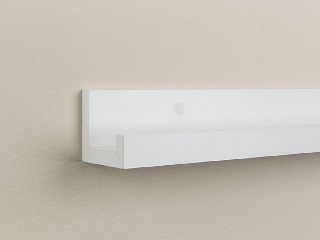 Fotoçərçivələr üçün rəf Jysk Avnede, 60x6x7 sm, MDF/folqa, ağ — Mallar, Bakı (3)