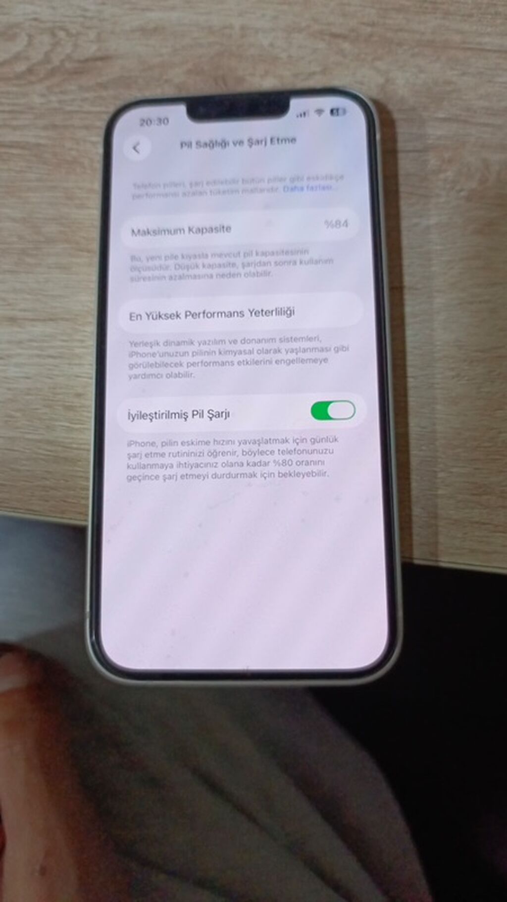 IPhone 13, Ağ, Face ID — Apple iPhone, Mingəçevir (5)