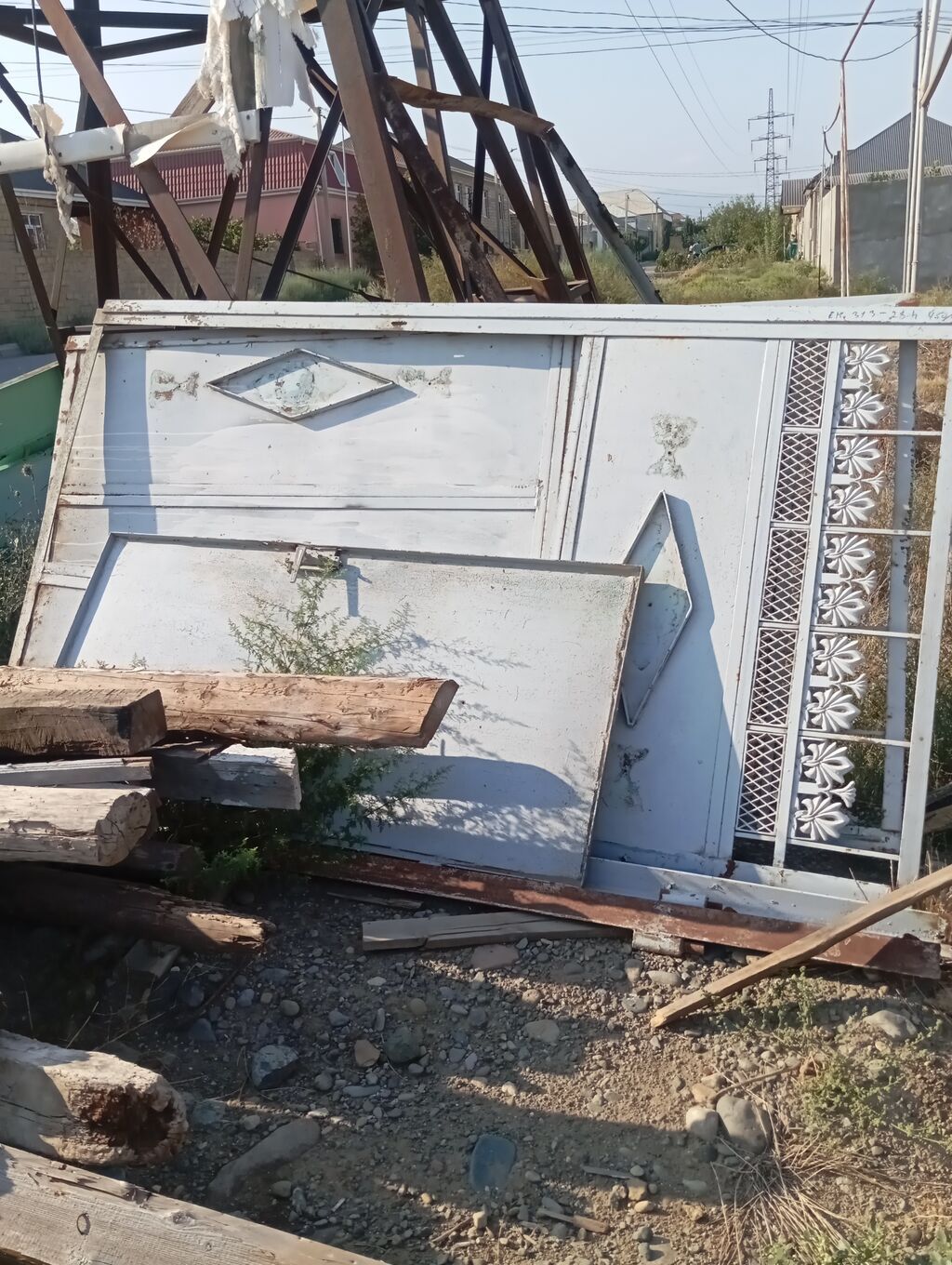 Metalkonstruksiya qapılar – müxtəlif ölçü və modellər - Material — Pəncərələr, qapılar, balkonlar, Gəncə (6)
