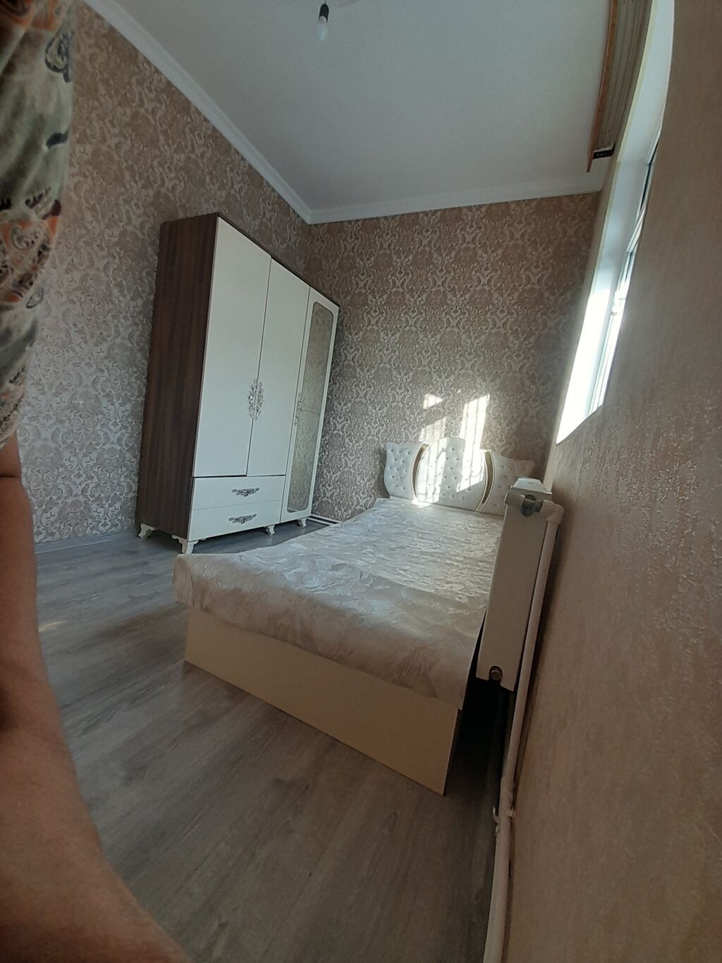 2otaqlı mənzil – geniş zal və ayrı mətbəx - Plan: 2 otaq, dəhliz — Mənzil, Bakı (6)