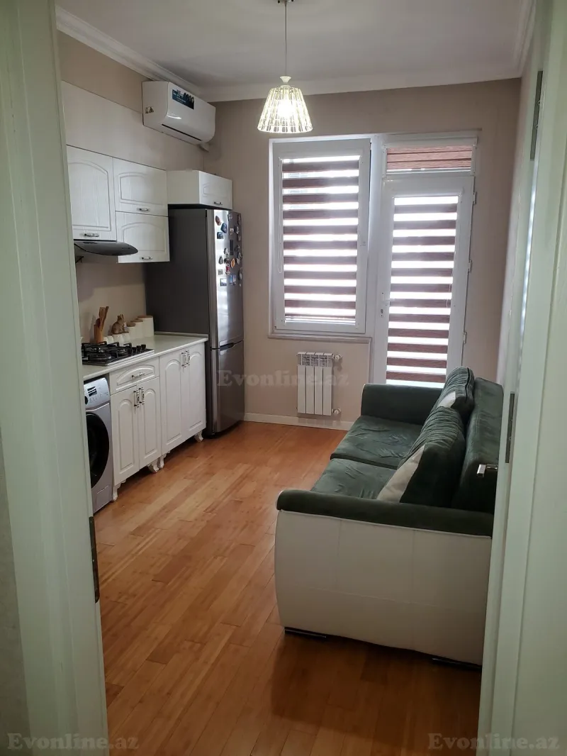 Kirayə verilir 1 otaqlı Mənzil Yeni tikili 40 m² Bakı, Yasamal r., 20 Yanvar m — Mənzil, Bakı (8)