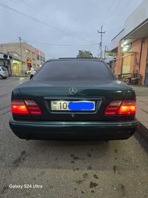 Mercedes E 200, 2.0 L, 1996 il, 350 000 km — Avtomobillər, Quba (10)