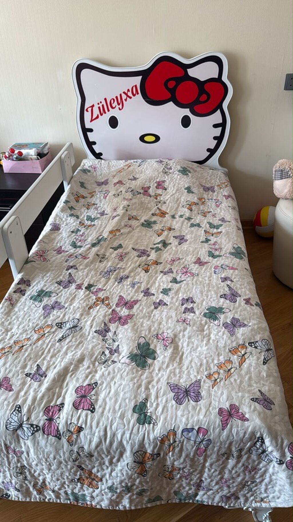 Uşaq çarpayısı – Hello Kitty başlıqla - Ölçü: tək nəfərlik uşaq — Yataqlar, Bakı