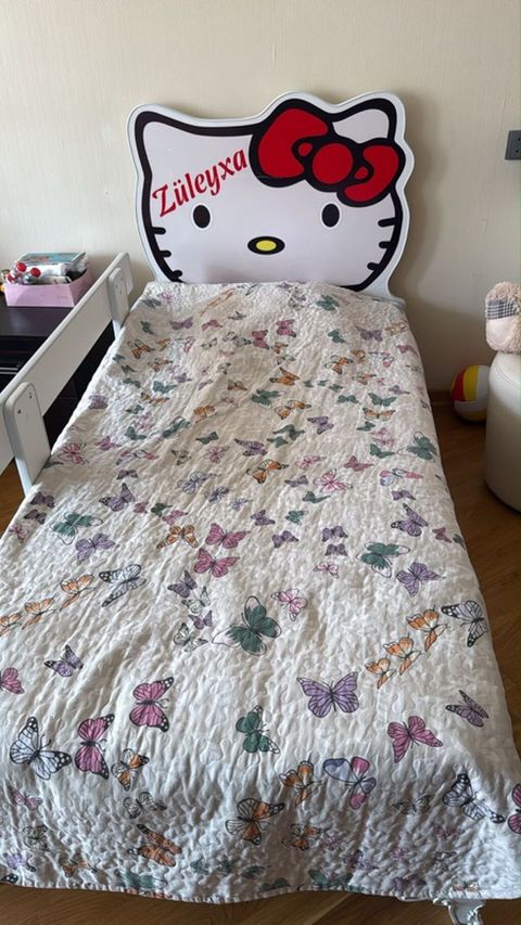 Uşaq çarpayısı – Hello Kitty başlıqla - Ölçü: tək nəfərlik uşaq — Bakı