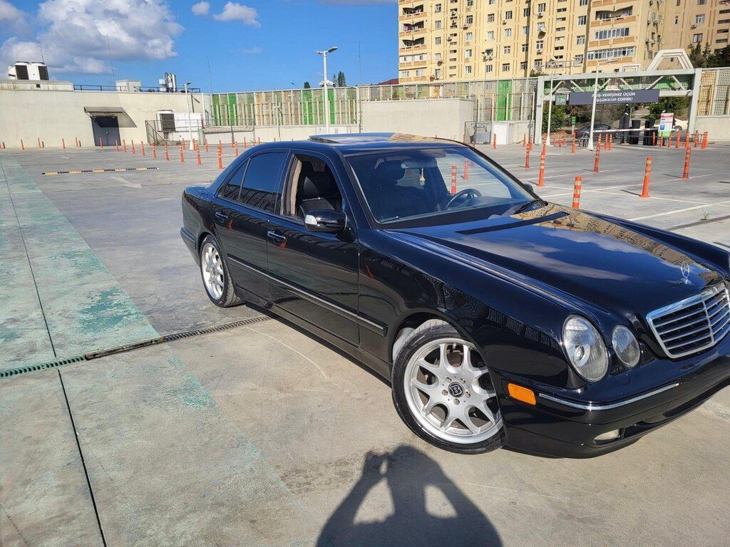 Mercedes E 320, 3.2 L, 1999 il, 350 000 km — Avtomobillər, Bakı (6)