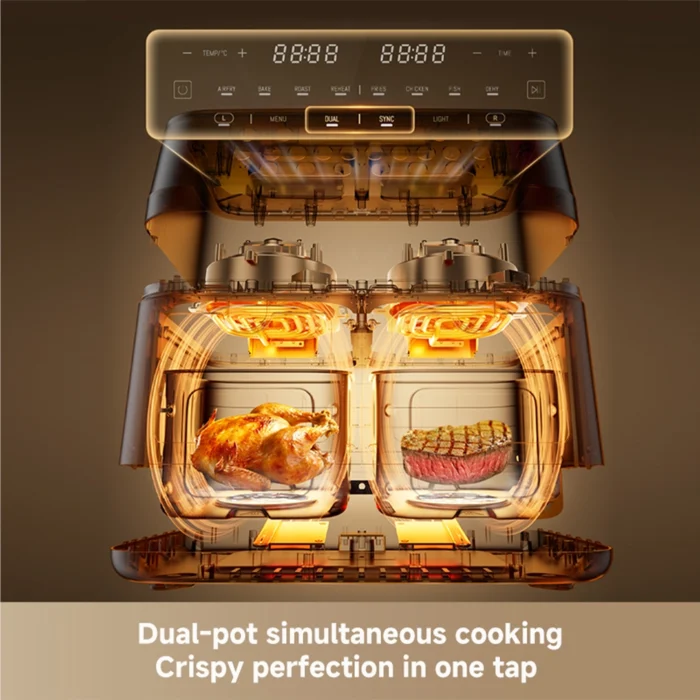 Dreame Air Fryer Tasti DZ30 Black — Soba və qrillər, Bakı (2)