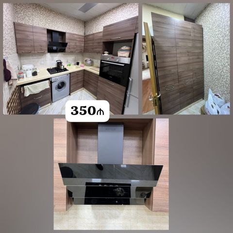 Mətbəx mebeli satılır 350₼. Ölçü dəqiq deyil. Üzəri tökmə — Digah