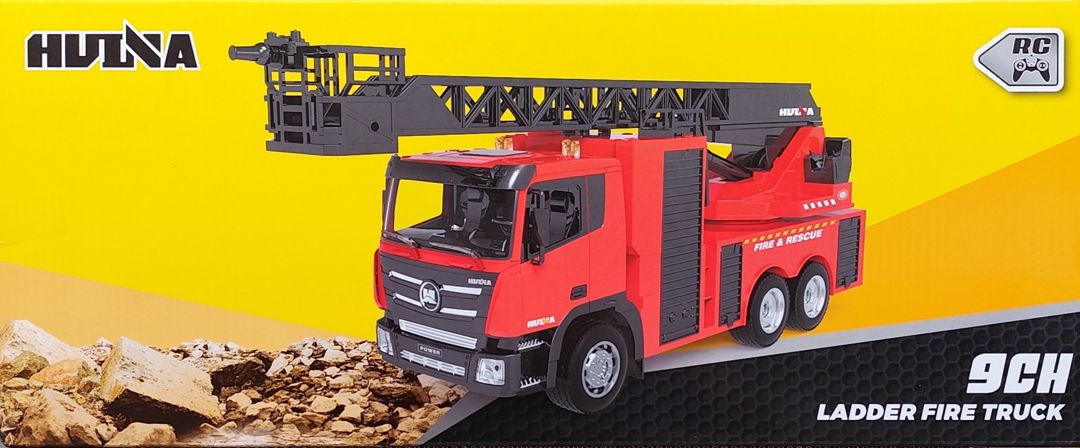 Oyuncaq yanğın söndürən kran, uzaqdan idare olunan pultlu, 2.4G.ölçü 1:18, qırmızı — Mallar, Bakı (2)