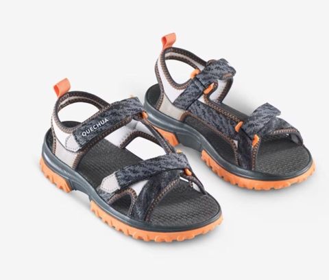 Oğlanlar üçün səndəllər Decathlon Quechua 8927787, boz, parça, ölçü 28-29 — Bakı