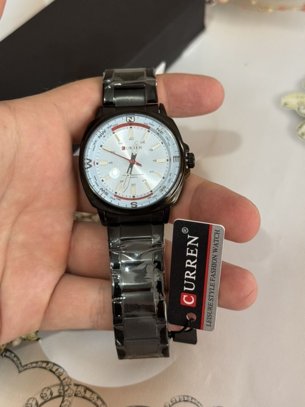 Curren kişi qol saatı orjinal yeni - Brend: Curren (Leisure Style — Qol saatları, Qazax (2)