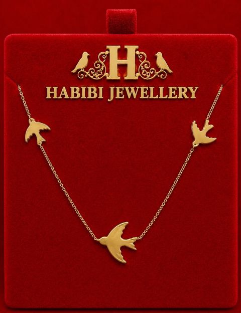 Qızıl аsma bəzək Habibi Jewellery HJ314 — Bakı