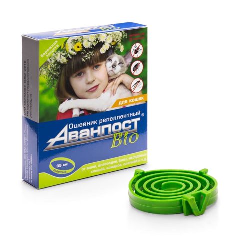 Repellent boyunluq Аванпост Bio pişiklər üçün, 1 əd, 35 sm — Bakı