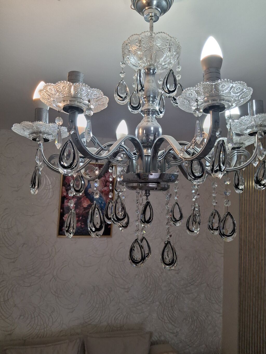 Led Çılçıraq, 4 və daha çox lampa, Xrustal — Tavan is?qlar? v? cilc?raqlar, Digah (4)