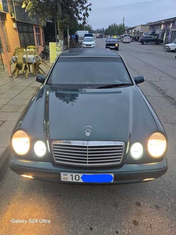 Mercedes E 200, 2.0 L, 1996 il, 350 000 km — Avtomobillər, Quba (5)