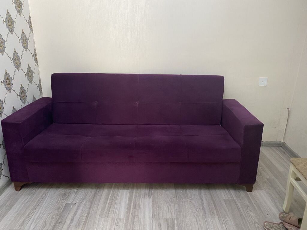 Divan, Yeni, Açılmayan, Bazalı, Vеlur parça, Çatdırılma yoxdur — Divanlər, Xırdalan (2)