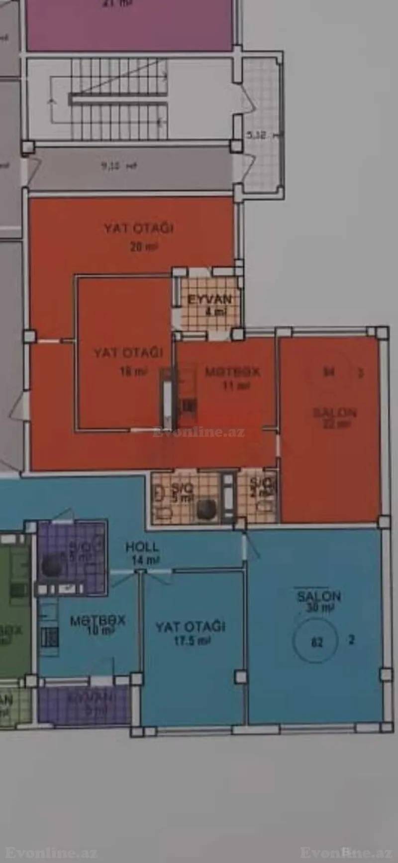 Satılır 3 otaqlı Mənzil Yeni tikili 94 m² Bakı, Nizami r., Neftçilər m — Mənzil, Bakı (3)