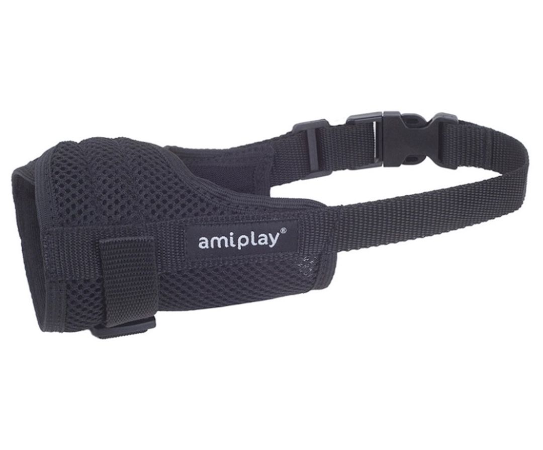Ağızlıq Amiplay Air M itlər üçün, 17-20 x 25-40 sm, qara — Mallar, Bakı