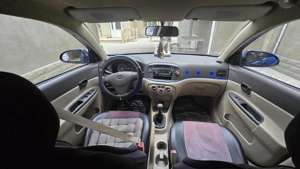 Hyundai Accent, 1.4 L, 2008 il, 246 756 km — Avtomobillər, Bakı (3)