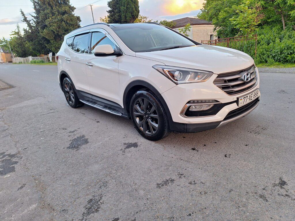 Hyundai Santa Fe, 2.0 L, 2016 il, 340 000 km 77-XE-888 — Avtomobillər, Bakı (4)