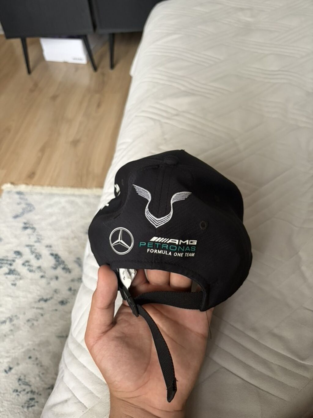 Mercedes-AMG Petronas Formula One Team beysbol papağı - Rəng: qara — Baş geyimi, Bakı (5)