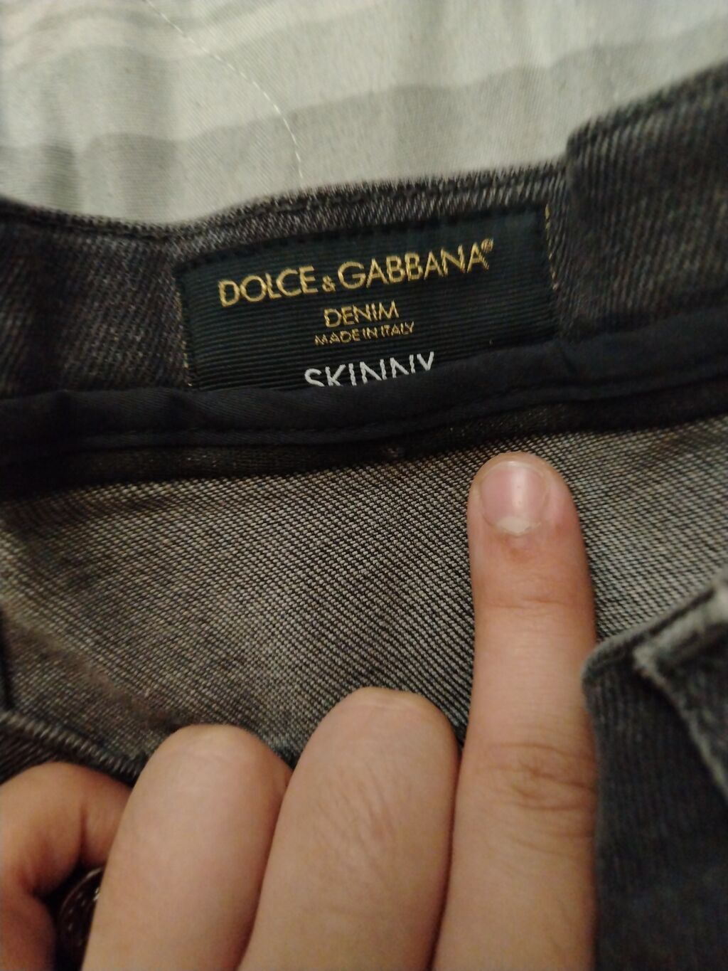 Dolce & Gabbana kişi cins şalvarı - Model: Skinis - İstehsal — Jins, Bakı (2)