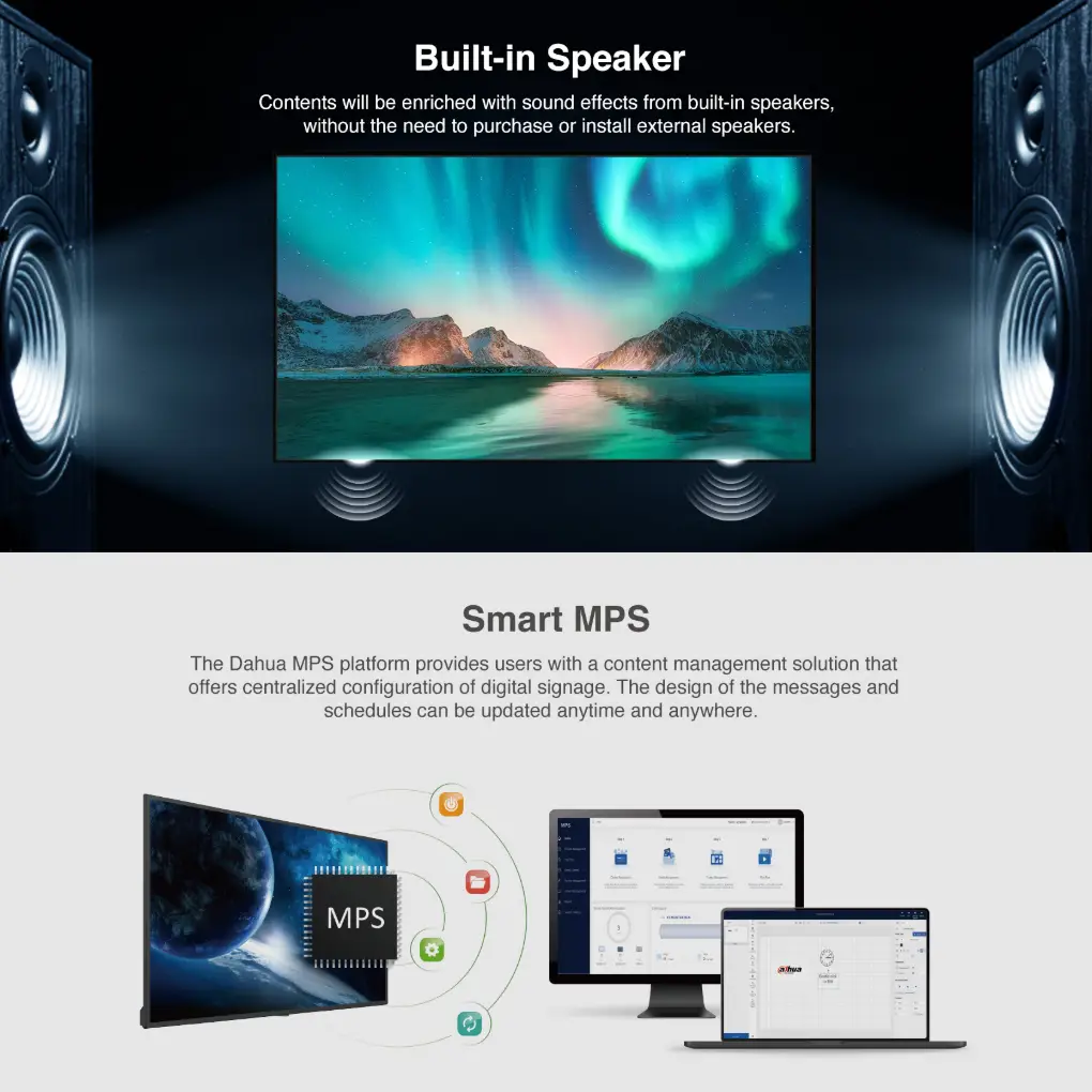 Dahua Interactive panel 55-inch Wall-mounted Digital Signage — İnteraktiv panellər və LED ekranlar, Bakı (5)