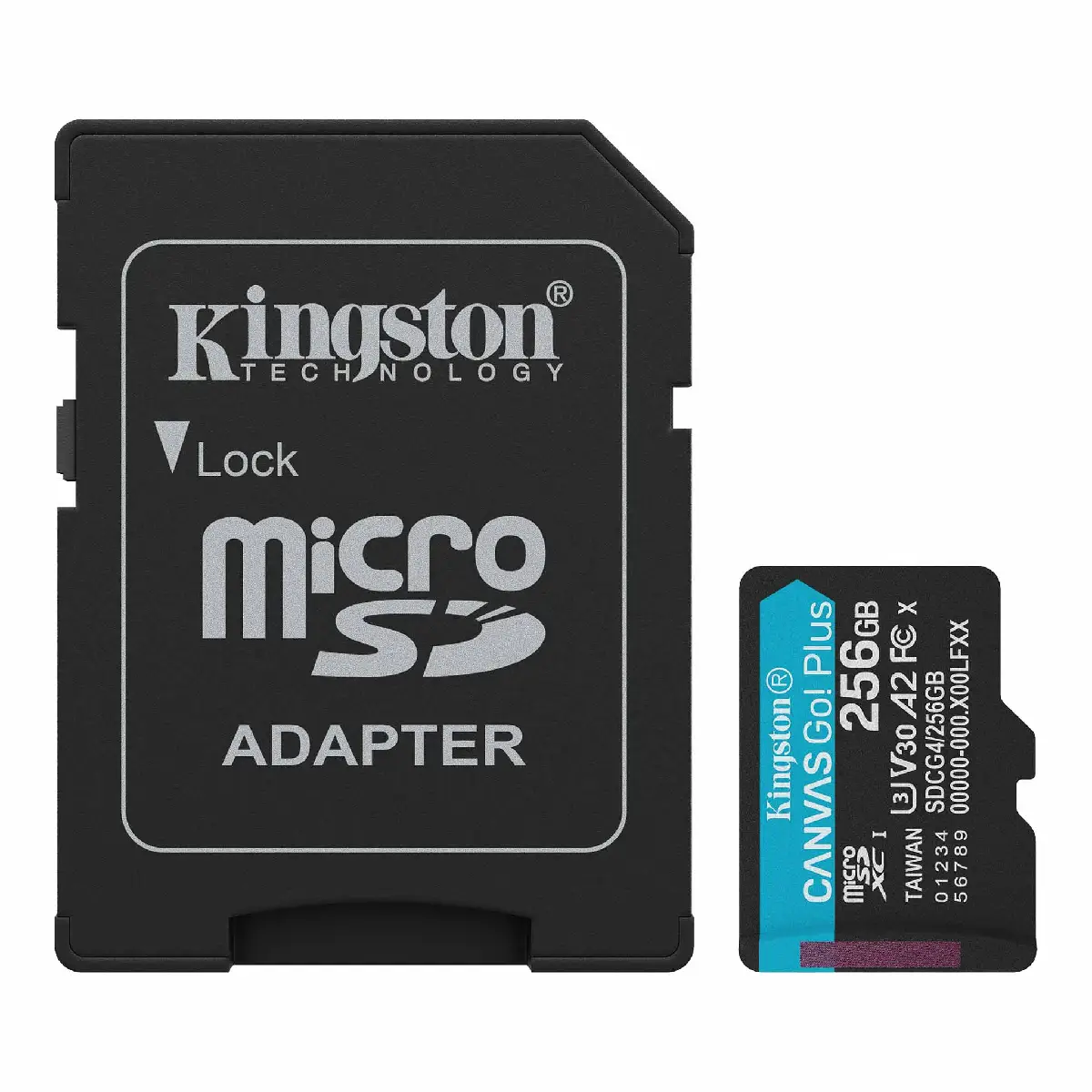 Kingston 256GB Canvas Go Plus microSD G4 200R V30 — Карты памяти