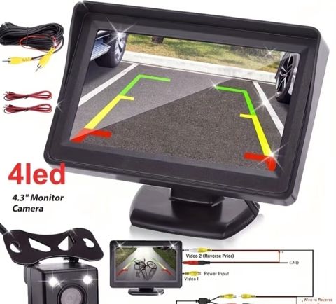 Avtomobil üçün arxa görüntü kamerası və 4.3" monitor dəsti — Gəncə
