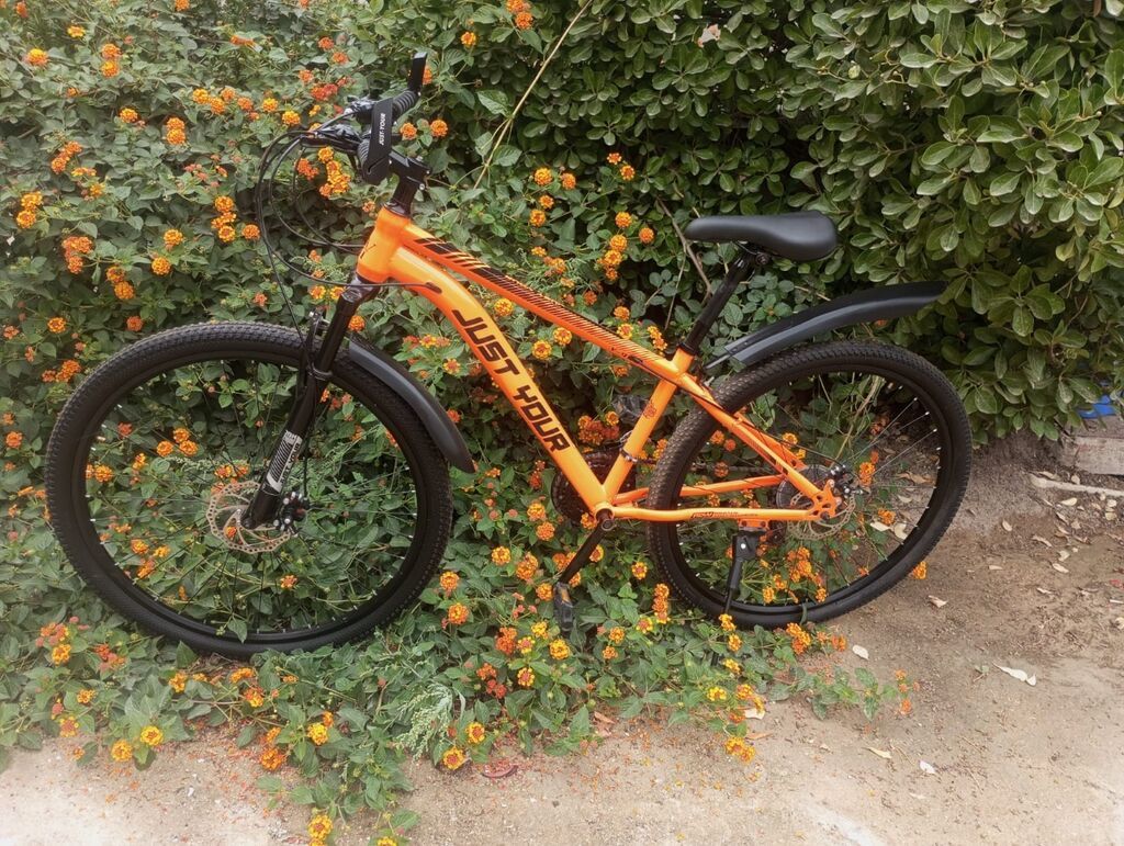 Dağ velosipedi – Just Your (MTB) - Rəng: parlaq narıncı, qara — Dağ velosipedləri, Bakı