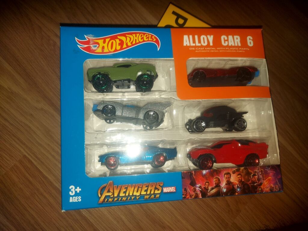 Məhsul: Hot Wheels “Alloy Car 6” – Avengers: Infinity War temalı — Modellar, Sumqayıt