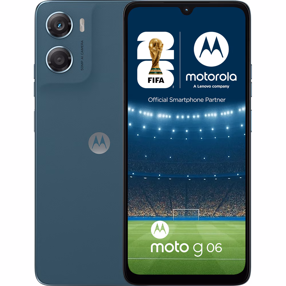 Motorola moto G06 NFC 4GB 128GB Tapestry (blue) — Bakı