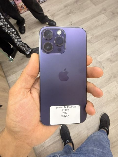 IPhone 14 Pro Max, 512 GB, Deep Purple, Simsiz şarj — Bakı