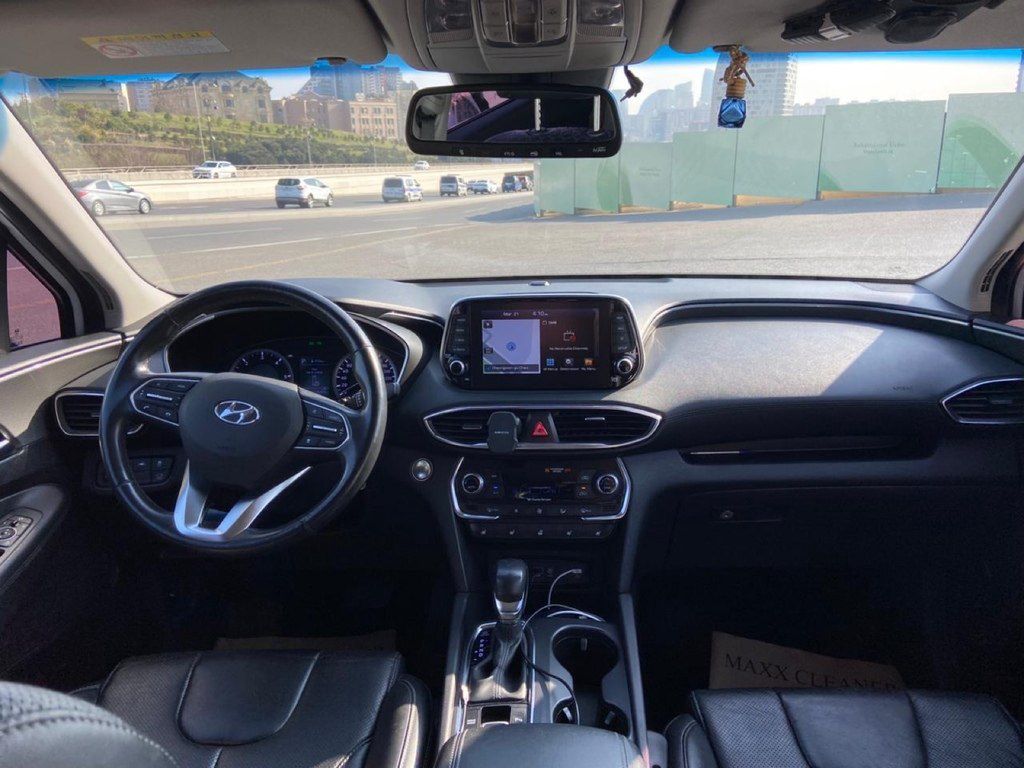 Hyundai Santa Fe, 2.0 L, 2019 il, 147 000 km 77-AT-709 — Avtomobillər, Bakı (8)