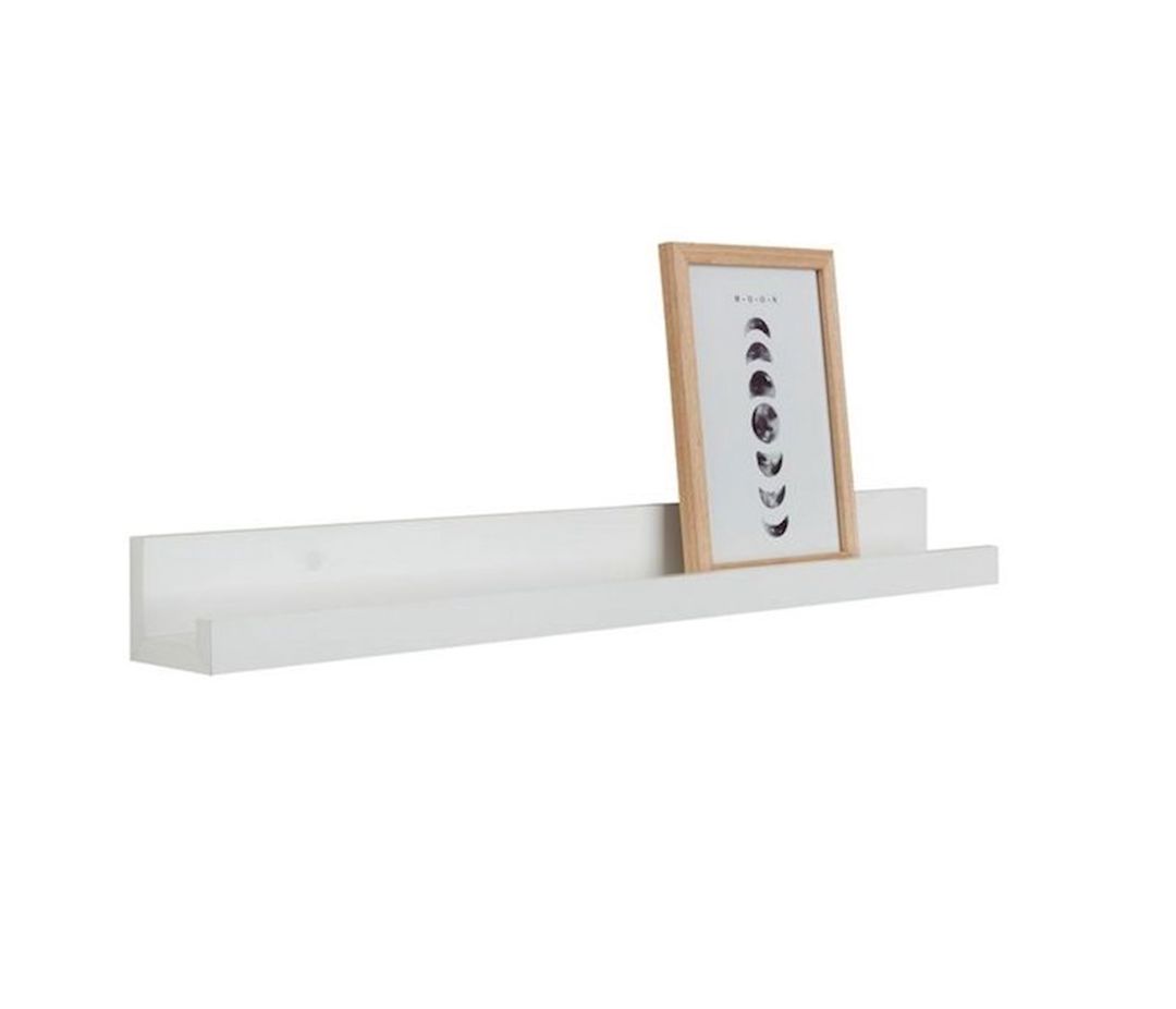 Fotoçərçivələr üçün rəf Jysk Avnede, 60x6x7 sm, MDF/folqa, ağ — Mallar, Bakı